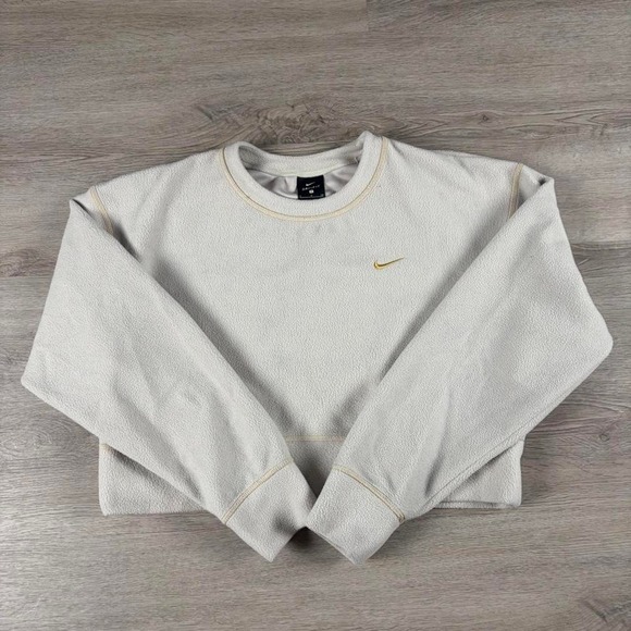 Tops - Nike Thermal Fleece Crop Sweatshirt Dri-Fit Size S